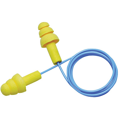 E-A-R UltraFit Corded Earplugs (MMM3404004)