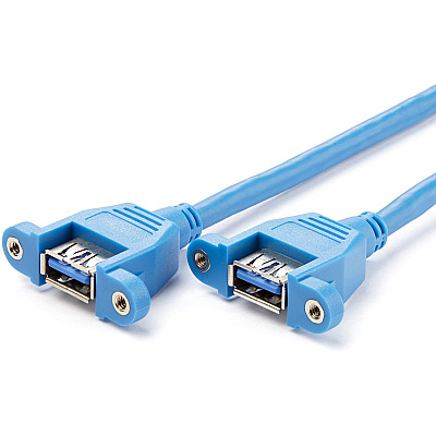 StarTech 2 Port Motherboard To Panel Mount Usb 3 (USB3SPNLAFHD)