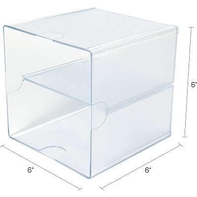 deflecto Stackable Cube Organizer (DEF350701)