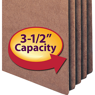 Smead Straight Tab Cut Legal Recycled File Pocket (SMD74205)