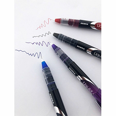 Zebra Liquid Rollerball Needle point Pen (ZEB44410)