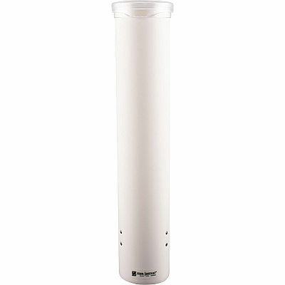 San Jamar Small Pull-type Water Cup Dispenser (SJMC4160WH)