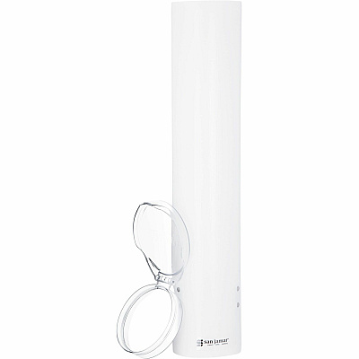 San Jamar Small Pull-type Water Cup Dispenser (SJMC4160WH)