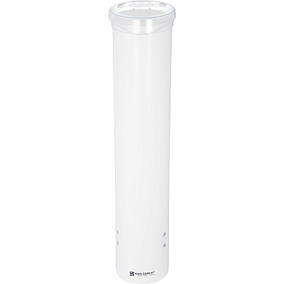 San Jamar Small Pull-type Water Cup Dispenser (SJMC4160WH)