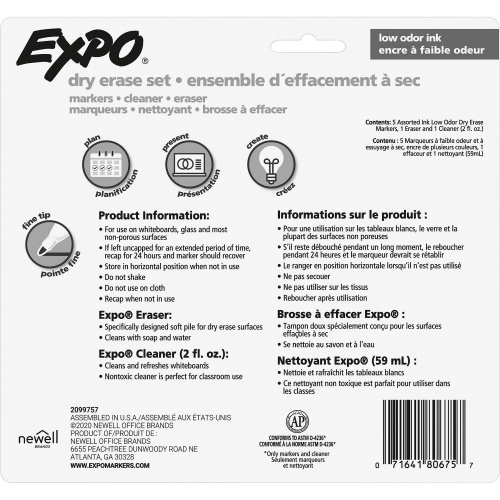 EXPO Low-Odor Starter Marker Set (80675)
