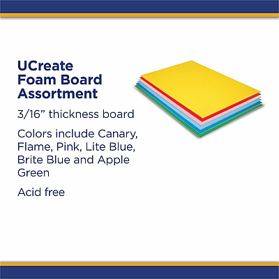 UCreate Economy Foam Boards (PAC5512)