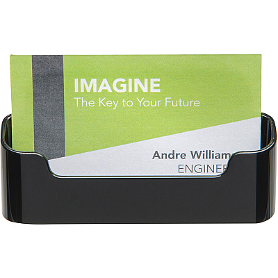 deflecto Single Business Card Holder (DEF90104)