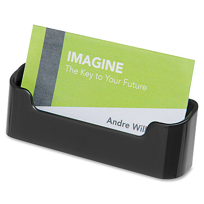 deflecto Single Business Card Holder (DEF90104)
