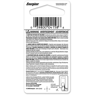 Energizer 1632 Lithium Coin Battery, 1 Pack (EVEECR1632BP)