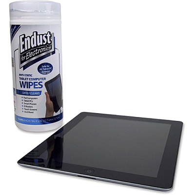 Endust Anti-Static Tablet Wipes 70ct. (END12596)