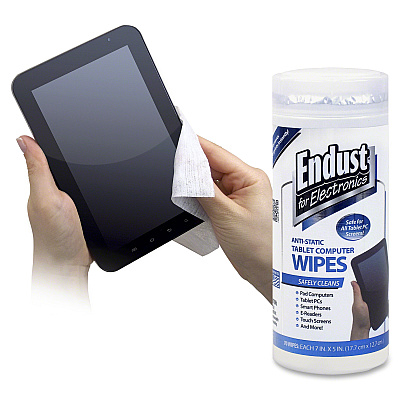 Endust Anti-Static Tablet Wipes 70ct. (END12596)