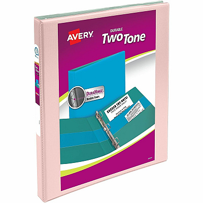 Avery 1/2" Two-Tone View 3-Ring Binder With Pockets (17241)