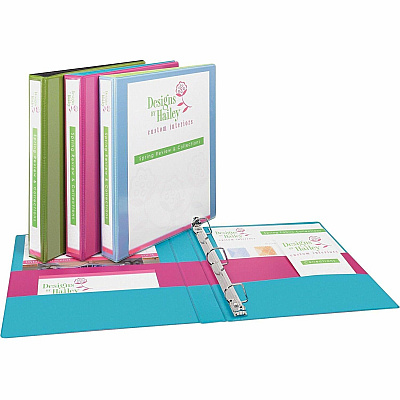 Avery 1/2" Two-Tone View 3-Ring Binder With Pockets (17241)