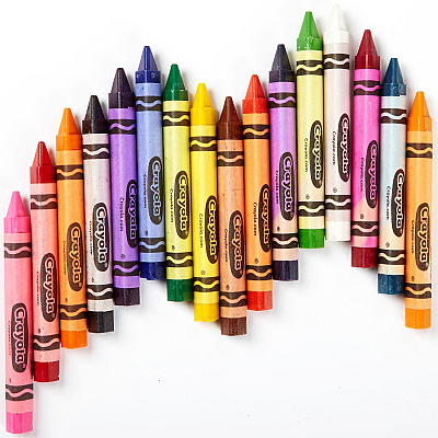Crayola Triangular Anti-roll Crayons (CYO528039)