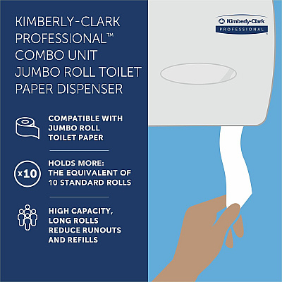 Kimberly-Clark Professional Jumbo Roll Toilet Paper Dispenser (KCC09551)