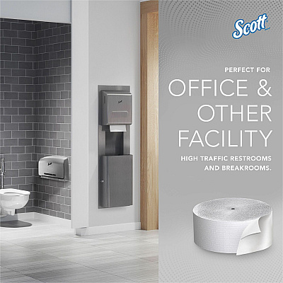 Scott Coreless High-Capacity Jumbo Roll Toilet Paper (KCC07005)