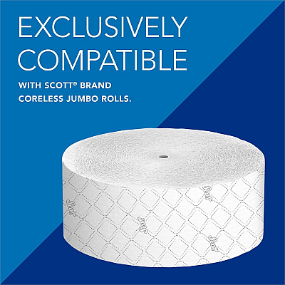 Scott Essential Coreless Jumbo Roll Toilet Paper Dispenser (KCC09602)