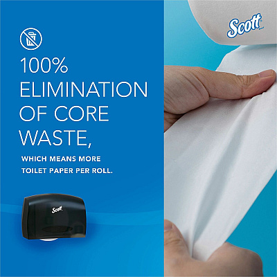 Scott Essential Coreless Jumbo Roll Toilet Paper Dispenser (KCC09602)