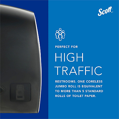 Scott Essential Coreless Jumbo Roll Toilet Paper Dispenser (KCC09602)