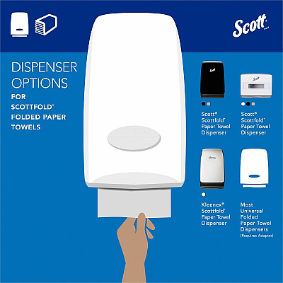 Scott Pro Scottfold Multifold Paper Towels with Absorbency Pockets (KCC01960)