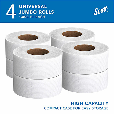 Scott High-Capacity Jumbo Roll Toilet Paper (KCC03148)