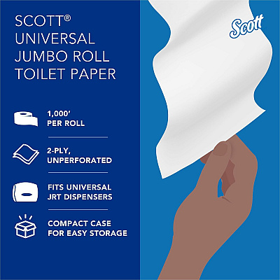 Scott High-Capacity Jumbo Roll Toilet Paper (KCC03148)