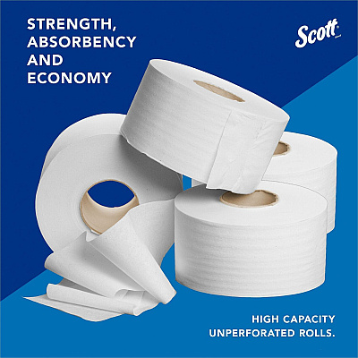 Scott High-Capacity Jumbo Roll Toilet Paper (KCC03148)