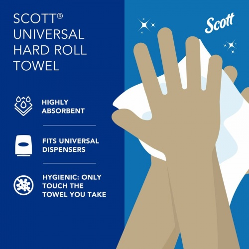 Scott White Hard-roll Towels (01040)