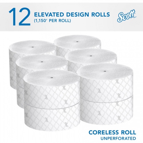 Scott Essential Jumbo Roll Coreless Toilet Paper (07006)