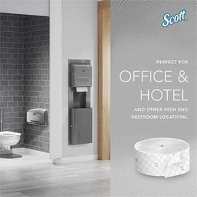 Scott Coreless High-Capacity Jumbo Roll Toilet Paper with Elevated Design (KCC07006)