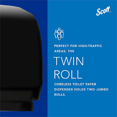 Scott Essential Coreless Jumbo Roll Toilet Paper Dispenser (KCC09608)
