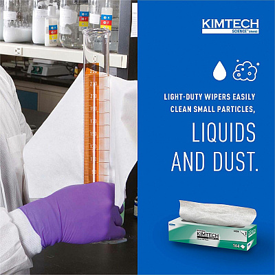 KIMTECH Science Kimwipes Delicate Task Wipers - Pop-Up Box (KCC34256CT)