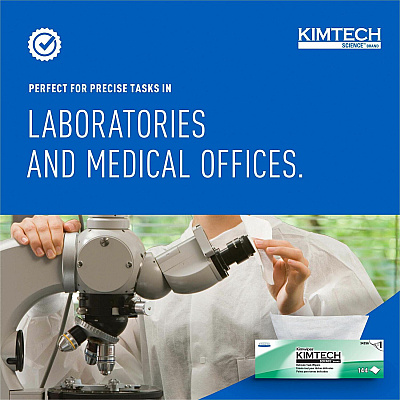 KIMTECH Science Kimwipes Delicate Task Wipers - Pop-Up Box (KCC34256CT)