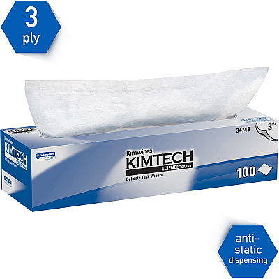 KIMTECH Delicate Task Wipers - Pop-Up Box (KCC34743)