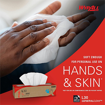 Wypall GeneralClean L30 Heavy Duty Cleaning Towels (KCC05800)