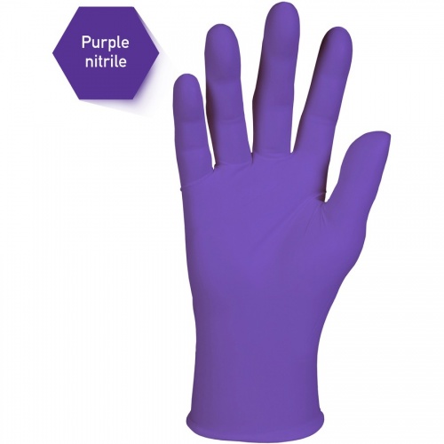 KIMTECH Purple Nitrile Exam Gloves (55081) | SuperWarehouse.com