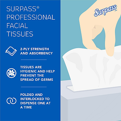 Surpass Facial Tissue Cube for Business (KCC21320)