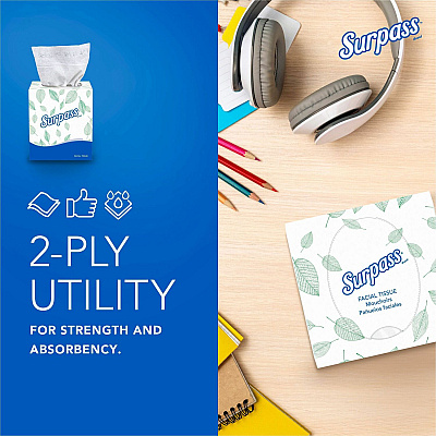 Surpass Facial Tissue Cube for Business (KCC21320)