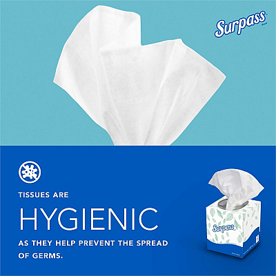 Surpass Facial Tissue Cube for Business (KCC21320)