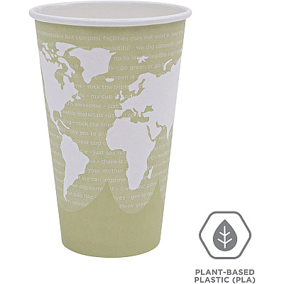 Eco-Products 16 oz World Art Hot Beverage Cups (ECOEPBHC16WA)