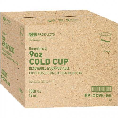 Eco-Products GreenStripe Cold Cups (EPCC9SGS)