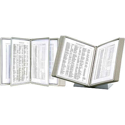 Durable VARIO Antimicrobial Desktop Reference Display System (DBL535810)