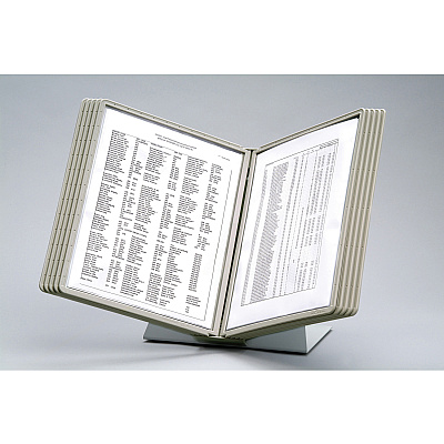 Durable VARIO Antimicrobial Desktop Reference Display System (DBL535810)
