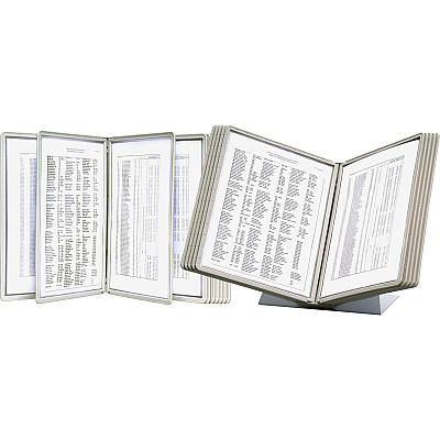 Durable VARIO Antimicrobial Desktop Reference Display System (DBL535810)