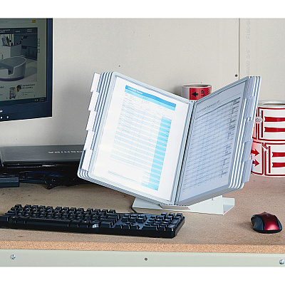 Durable VARIO Antimicrobial Desktop Reference Display System (DBL535810)