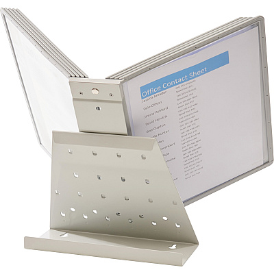 Durable VARIO Antimicrobial Desktop Reference Display System (DBL535810)