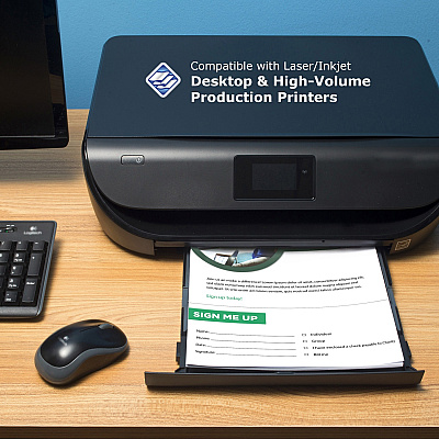 PrintWorks Professional Pre-Perforated Paper for Invoices, Statements, Gift Certificates & More (PRB04124)
