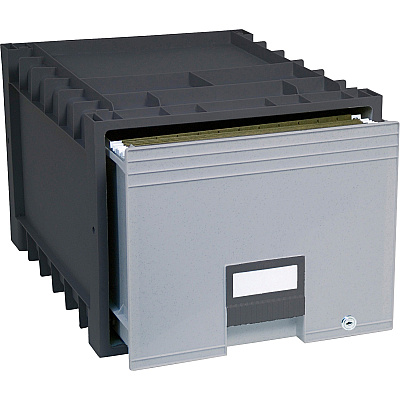 Storex Black/Gray Heavy-duty Archive Drawer (STX61178U01C)