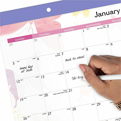 At-A-Glance WatercolorsDesk Pad Calendar (SK91705)