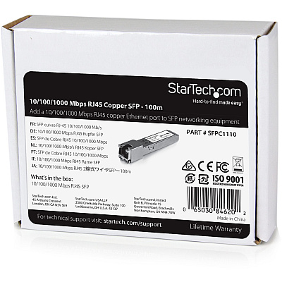 StarTech Cisco Sfp-ge-t Comp. Sfp - 1gbe (SFPC1110)